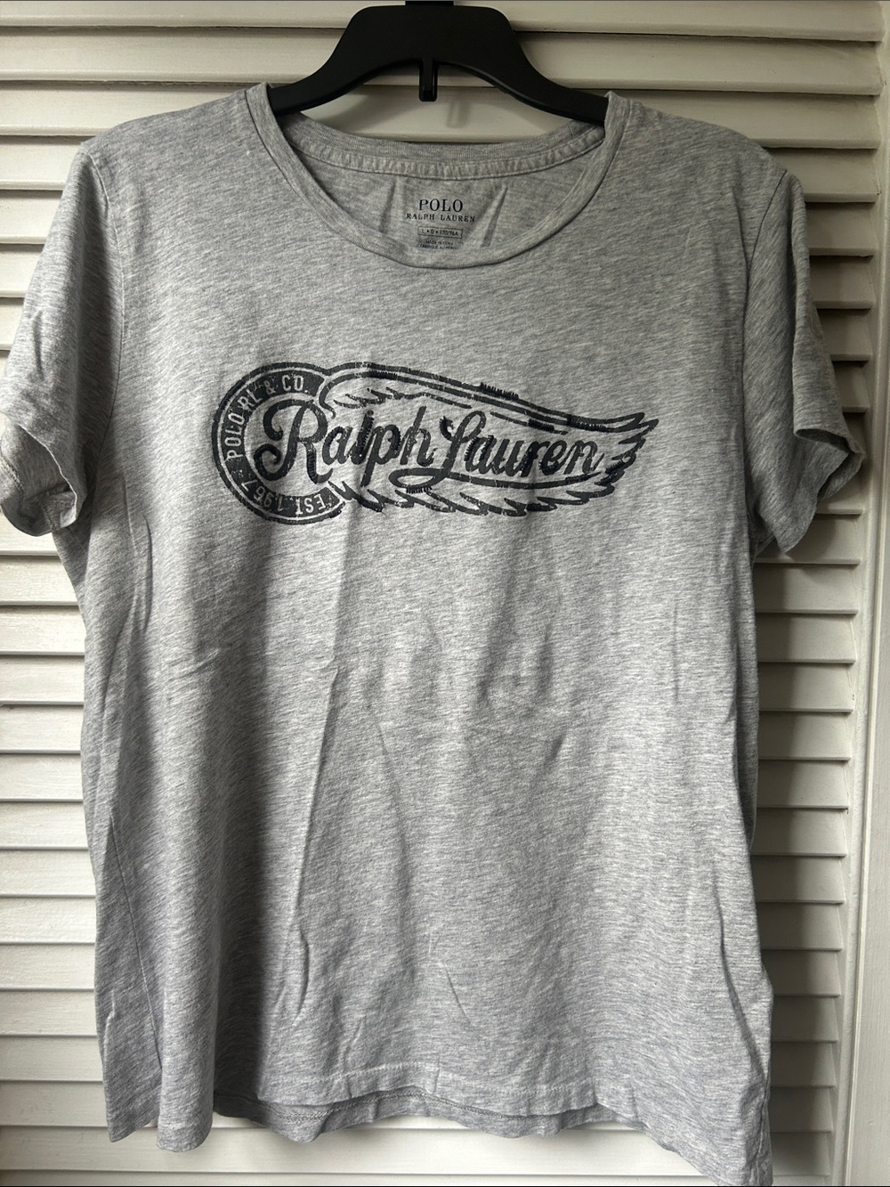 Ralph Lauren polo ladies short sleeve tee shirt large